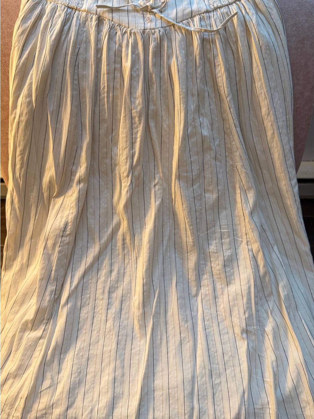 Aerie Maxi Pin Stripe Skirt - Picture 2 of 3